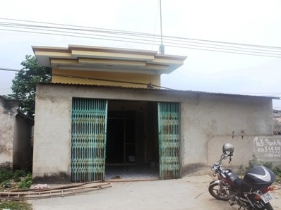 Ngôi nhà nơi xảy ra vụ thảm án khiến nạn nhân Nguyễn Hoài Trung mất mạng tối ngày 11/4/2012
